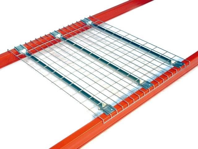 Półka siatkowa nowa 1100x880mm 800kg z 3 omegami regał paletowy MOCNA