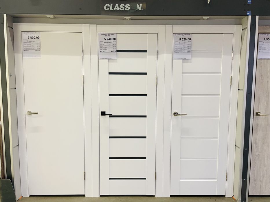 Міжкімнатні двері в наявності