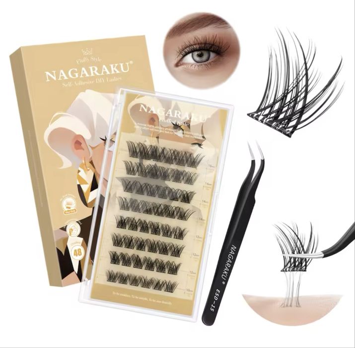 Rzesy Fluffy Style z Pęsętką Zestaw Startowy