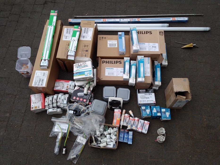 Zarówka świetlówka osram dulux L philips 36W 18W luxomat starter S2