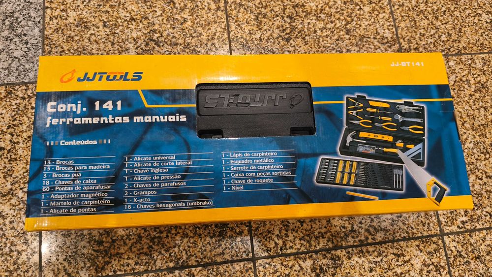 Mala de Ferramentas JJTools com 141 peças