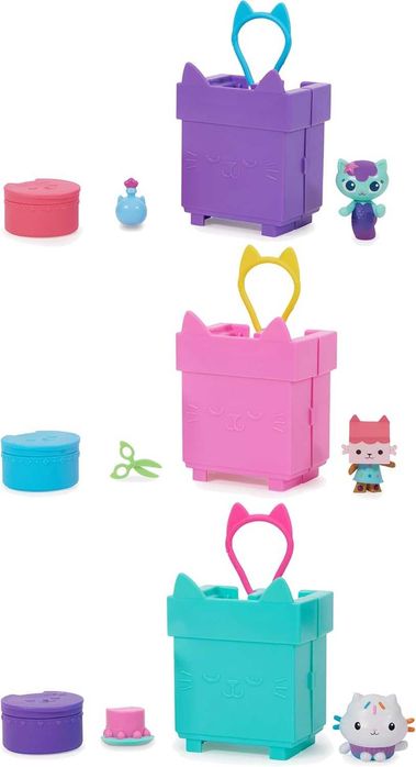 Домик Габби Gabby's Dollhouse 3 Clip-On Playsets Cakey Baby Box Mercat