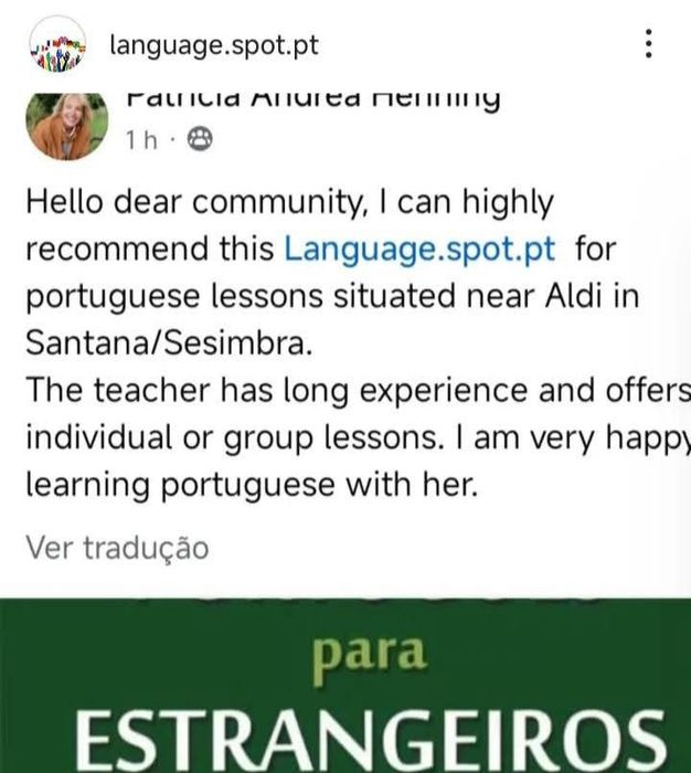 Cursos de inglês do Cambridge certif e português para estrangeiros