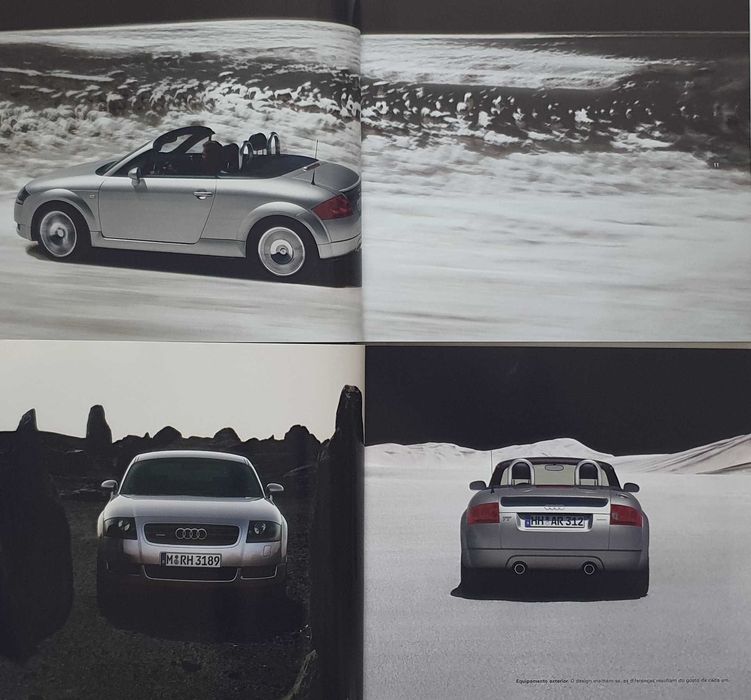 Conjunto de 2 Catálogos Audi TT Coupé e TT Roadster + Detalhes - 2004