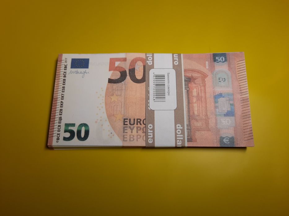 Сувенирные деньги 50 евро, 100 евро, 500 евро, 200 евро