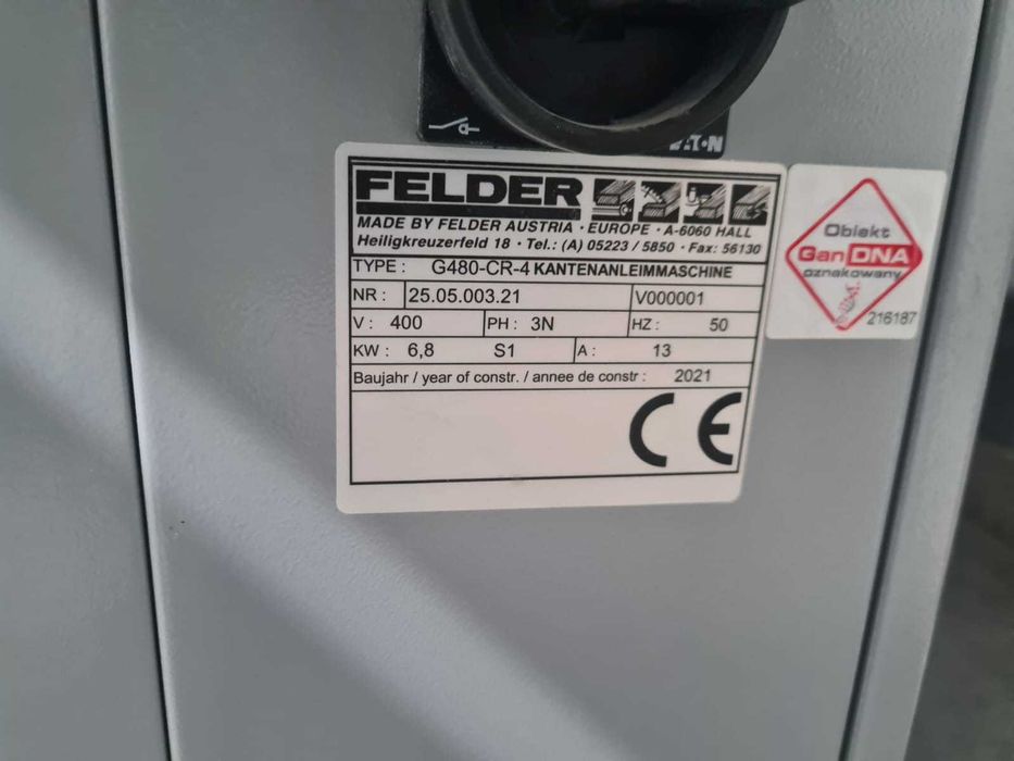 Okleiniarka FELDER G480