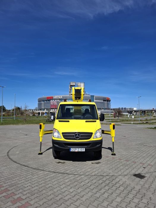 Mercedes Benz Sprinter Ruthmann TB 220 wumag multitel Palfinger