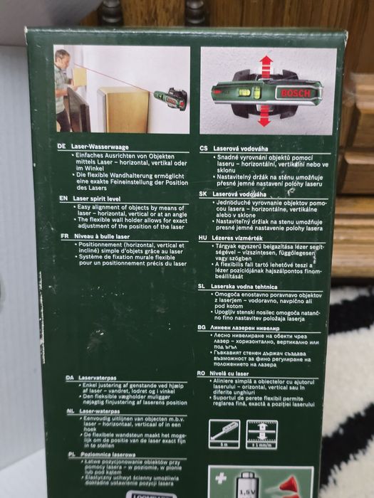 BOSCH poziomica laserowa nowa