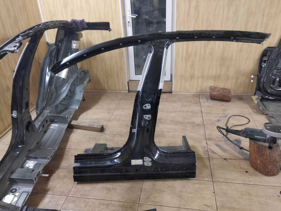 tesla s лонжерон четверть