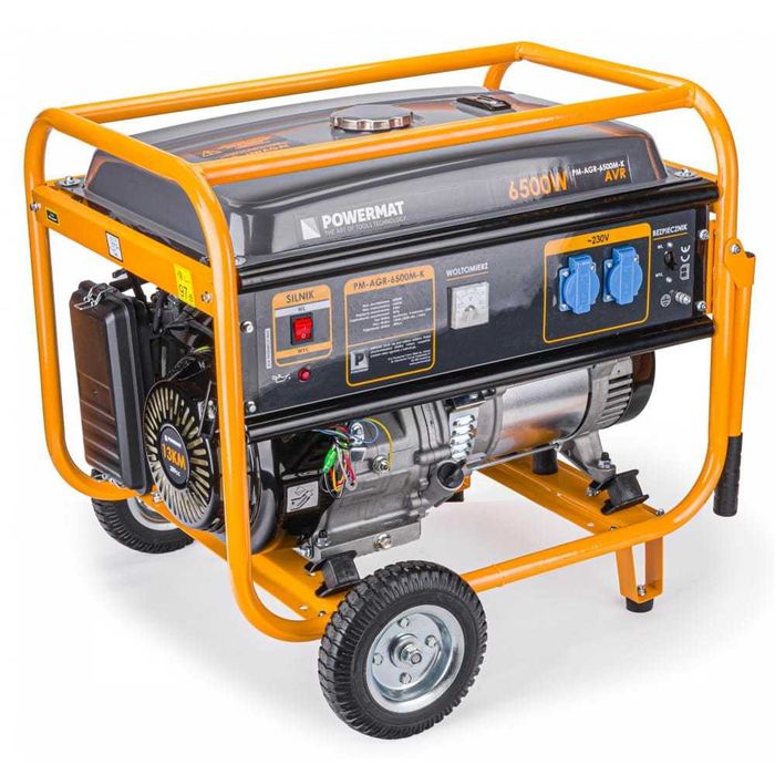 POWERMAT Agregat Prądotwórczy Generator 6500w 230v Avr PM1140