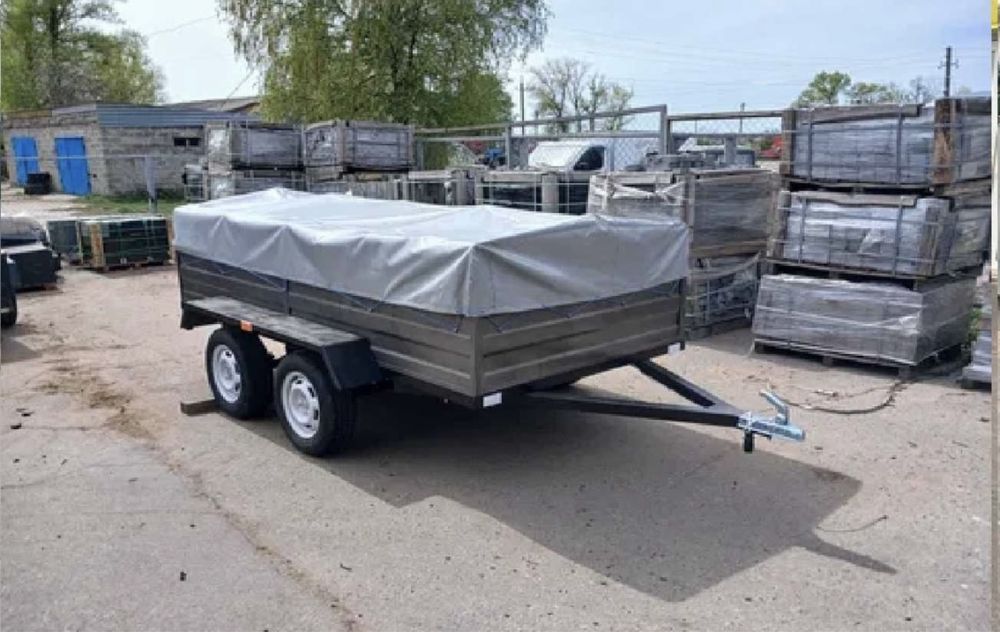 Двоосний причеп 2,5»1,4 з доставкою від виробника