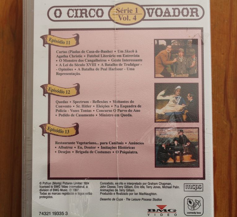 VHS - Monty Python's Flying Circus (Os Malucos do Circo Voador