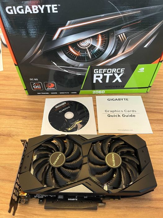 Karta RTX 2060 6GB OC GIGABYTE jak nowa