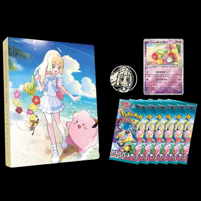 Pokemon TCG Lillie File Collection Battle Partners - Japonês