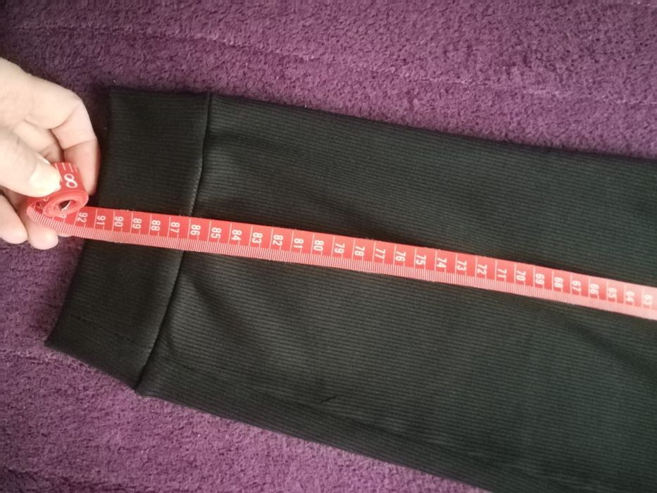 Nowe spodnie dresowe czarne ze ściągaczem treningowe