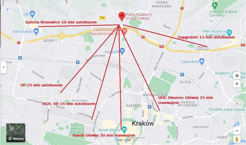 Apartment in Kraków, Prądnik Biały - Więcej