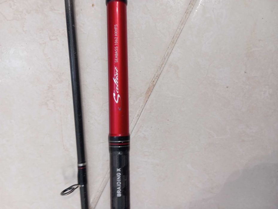 Vendo canas de spinning e egi para diferentes condições de pesca e tipos de pesca