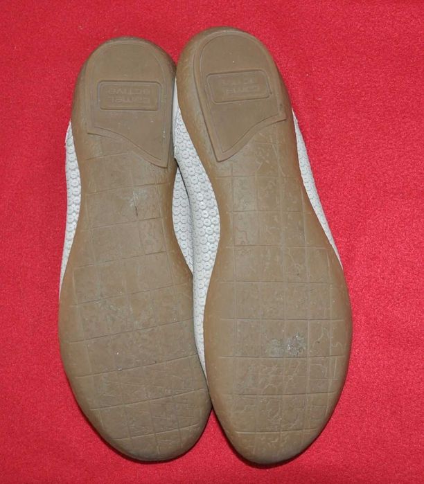 Baleriny R.38 ( 5 ) CAMEL Active Bamboo, półbuty skórzane, Nie Crocs