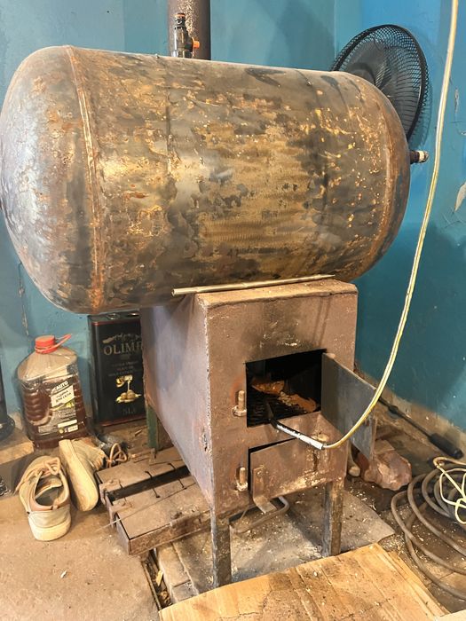 Буржуйка самодельная