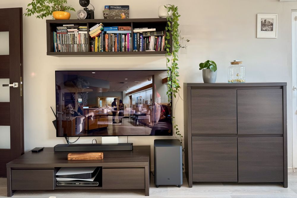 Meble do salonu BRW w kolorze wenge / komplet mebli