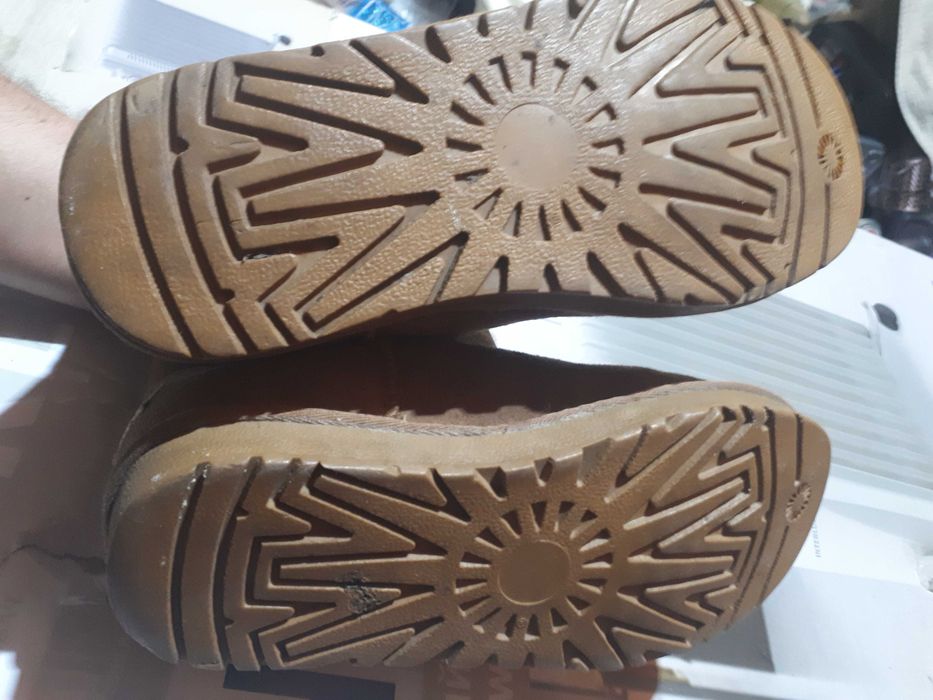 Угги ugg Australia w7 стелька 23 см 36 37 размер кожа мех ботинки