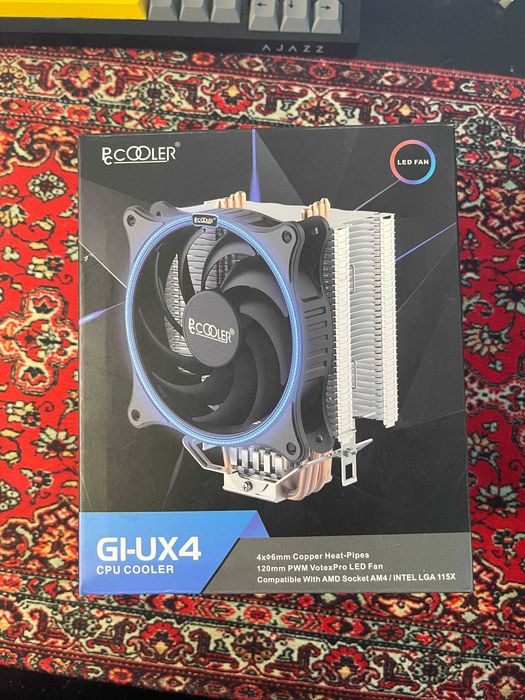 Баштовий кулер для процесора PCCooler GI-UX4 (120mm, LED)