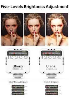 ULANZI VL49 6w LED Camara vídeo bateria 2000mah 5500k iluminação fotográfica NOVO