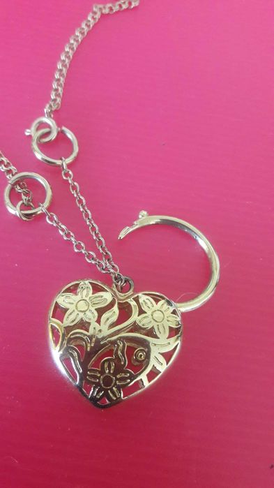 Кулон "Ажурное сердечко"