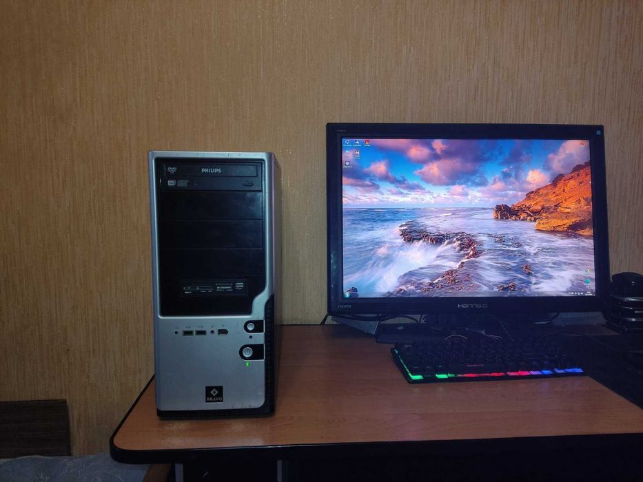 Компьютер Pentium Dual E5400(2x2,70) ,ОЗУ 4 Gb,Radeon HD 6450 ,HDD 250