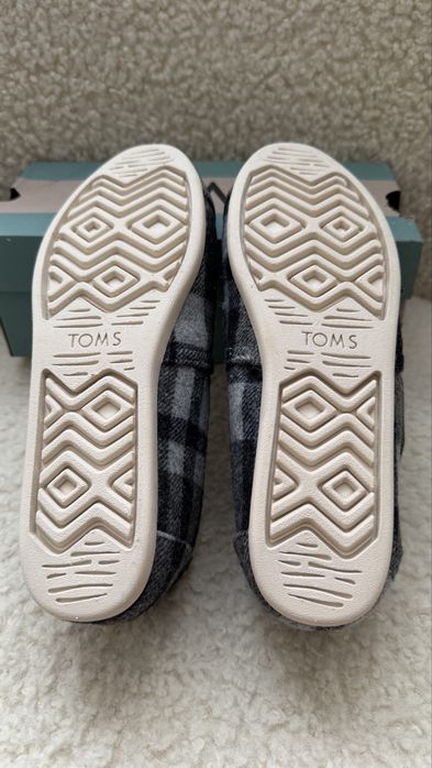 Сліпони, мокасини жіночі Toms на хутрі