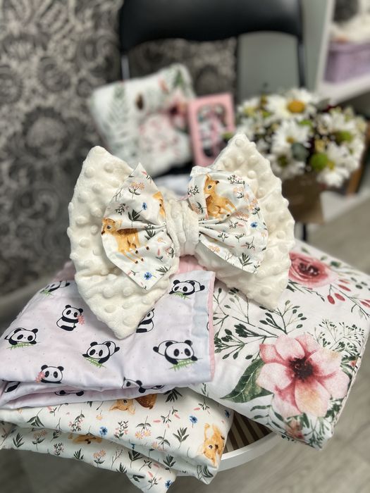 Плед Конверт на выписку Одеяло Детский плед для новорожденного