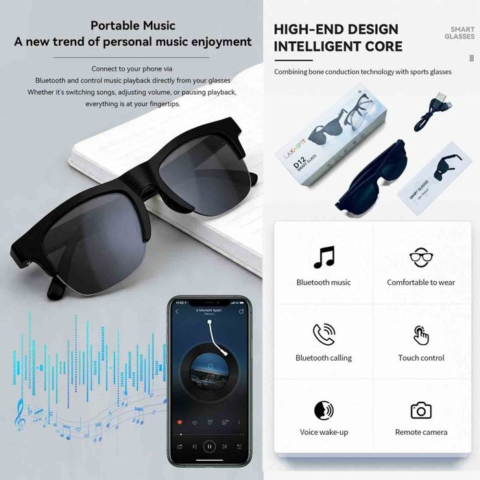 Умные очки AI   Bluetooth