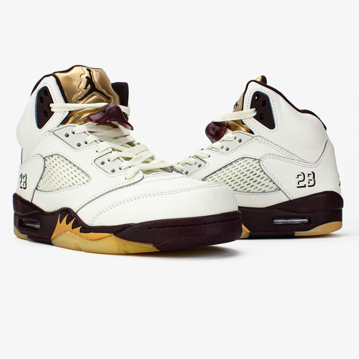 Мужские кроссовки Nike Air Jordan Retro 5 "Golden Ticket" 41-45