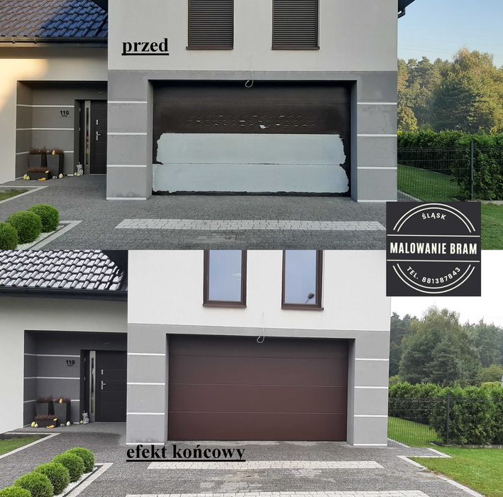 BRAMY garażowe NAPRAWA serwis MALOWANIE Wiśniowski Hormann przemysłowe
