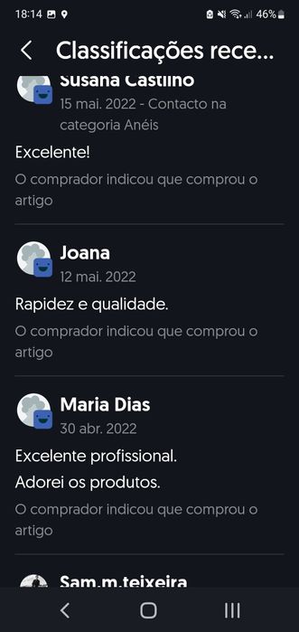 Alianças 3mm lindissimas ouro laminado 18k