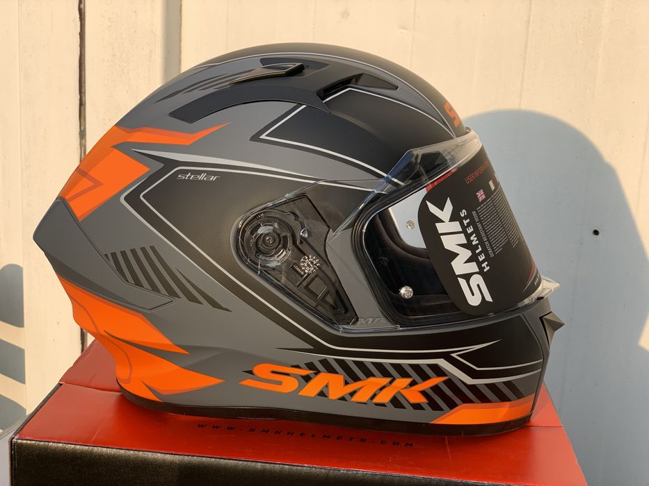 Kask motocyklowy SMK Adox rozmiar XL, Certyfikat EU, Promocja,wysylka!
