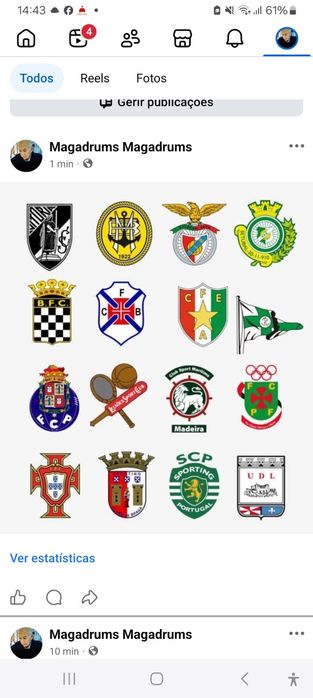 Vendo timbaloes para bateria ou claque