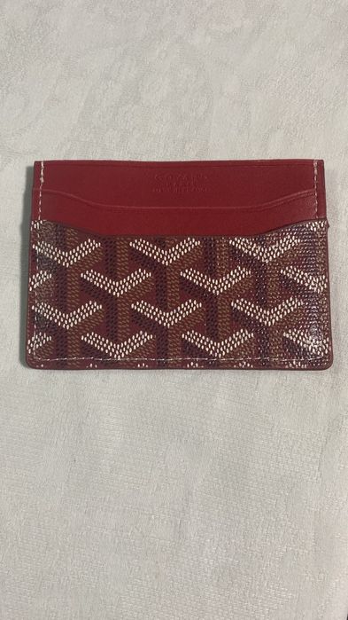 Goyard Saint Sulpice Card Holder Red.