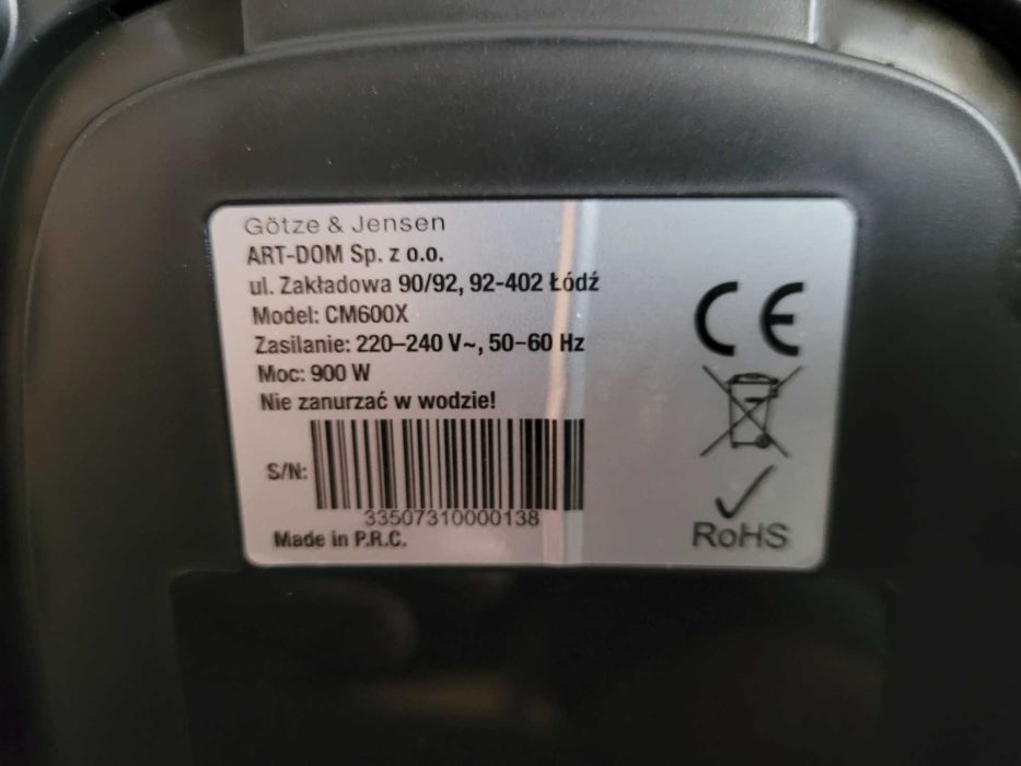 Ekspres GÖTZE & JENSEN CM600X Srebrny