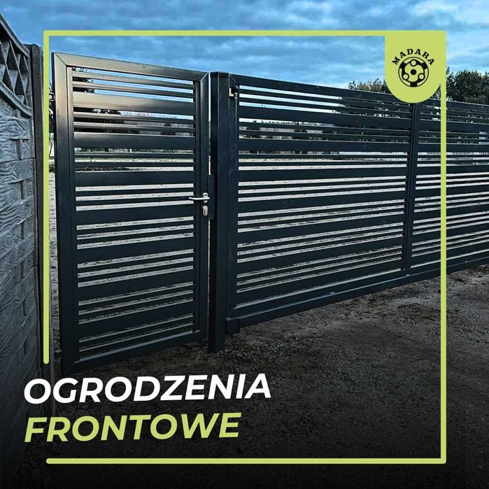 Ogrodzenia przęsła spawane przęsła palisadowe nowoczesne ogrodzenie