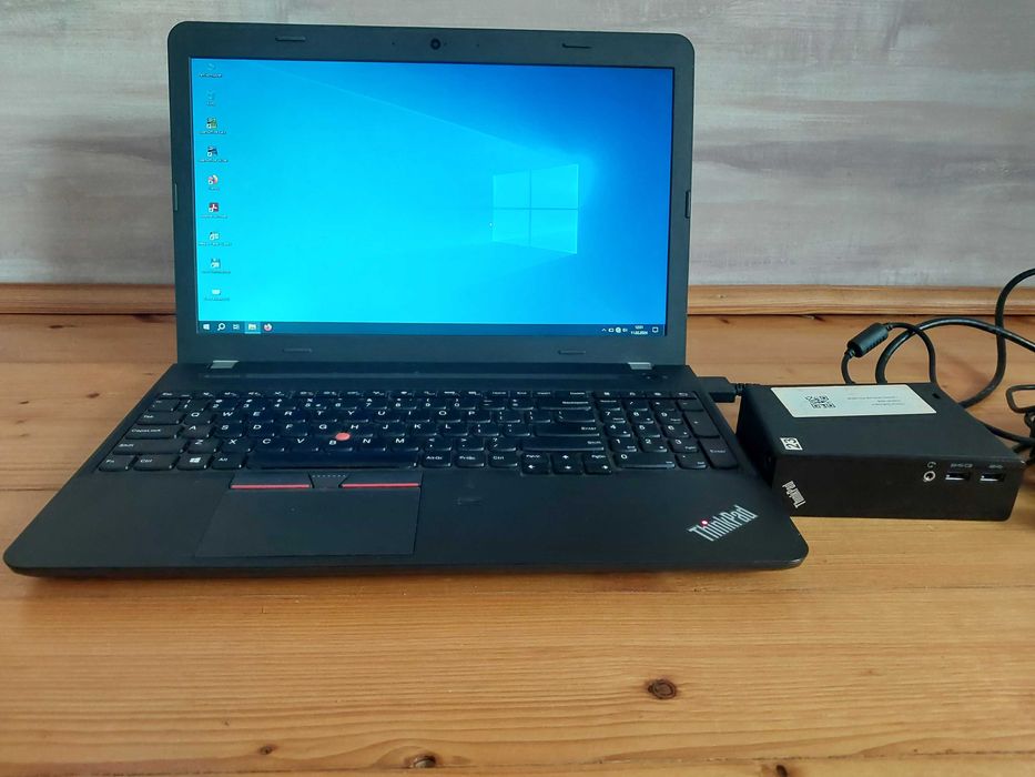 Laptop LENOVO E560 FHD IPS/i7-5600/16GB  RAM/SSD 250 GB/R7 M370+Stacja