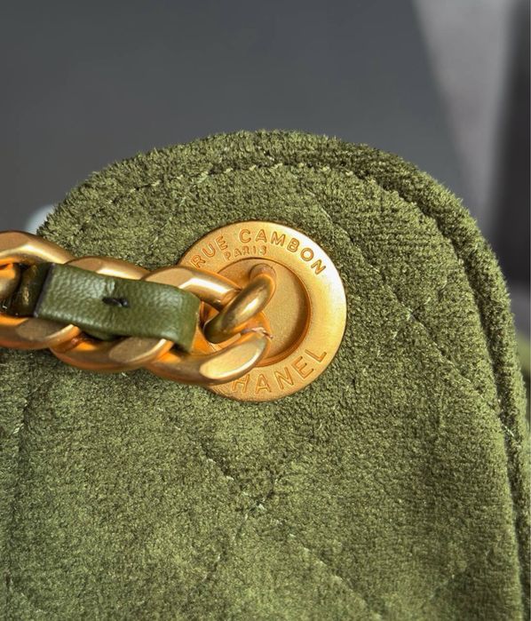Сумка Chanel 25 Hobo Bag Olive Green / Khaki
