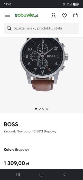 Hugo Boss Navigator 1513812 zegarek męski