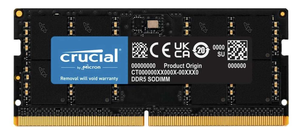 CRUCIAL DDR5-5600 SODIMM 32GB w jednej kości