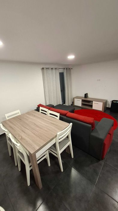 Conjunto de sala de jantar e estar