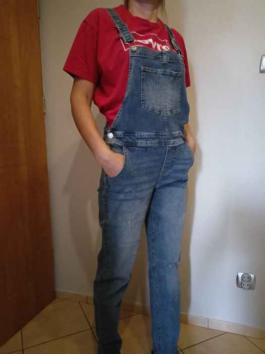 Spodnie damskie ogrodniczki