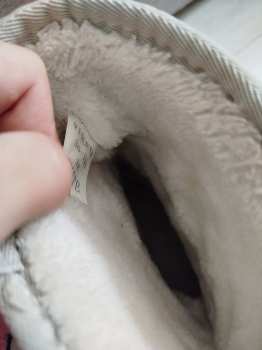 Угги, белые , б/у