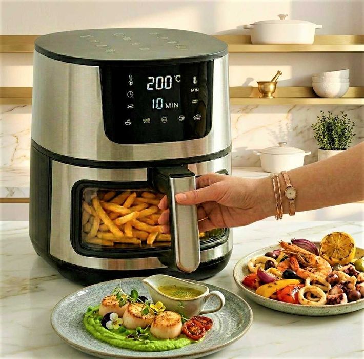 Silver Crest 8л 4200Вт Фритюрница Мультипеч Аэрогриль Печка