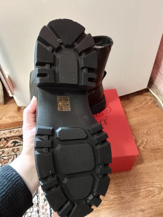 Женские сапоги зимние  кожаные