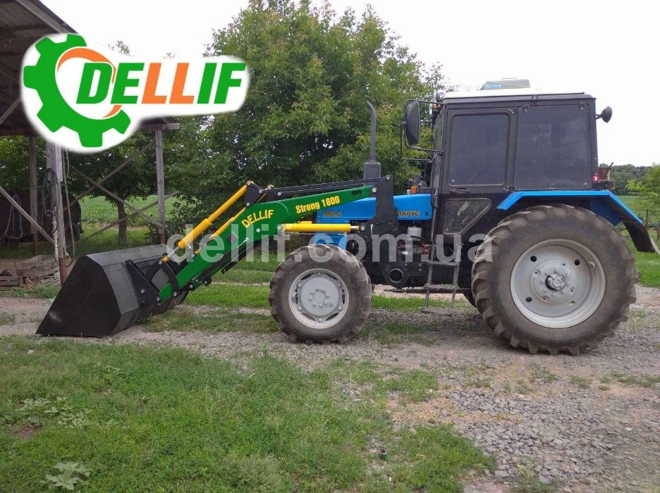 Навантажувач фронтальный КУН Деллиф 1600 на МТЗ - ковш 1 куб